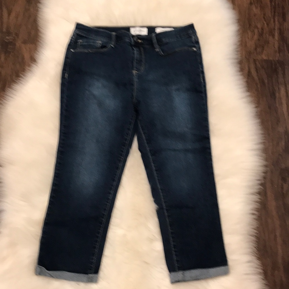 Jessica Simpson Rolled Top Skinny Jeans